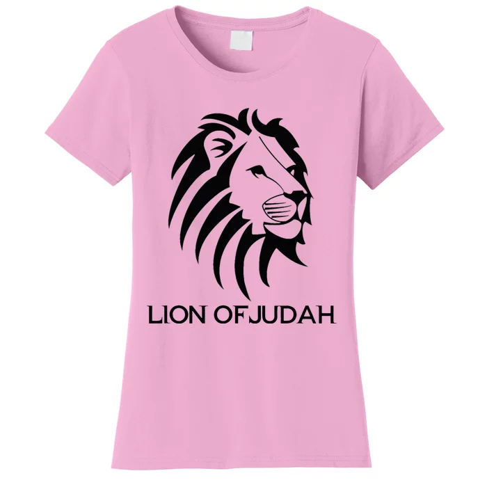 Lion Of Judah Christian Inspirational Women's T-Shirt