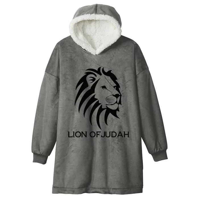 Lion Of Judah Christian Inspirational Hooded Wearable Blanket