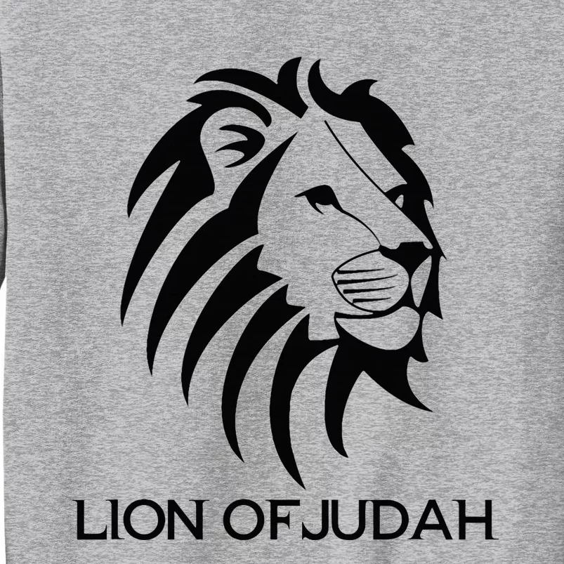 Lion Of Judah Christian Inspirational Tall Sweatshirt