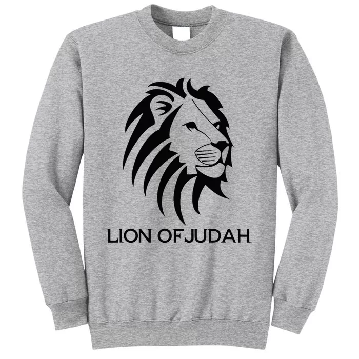 Lion Of Judah Christian Inspirational Tall Sweatshirt