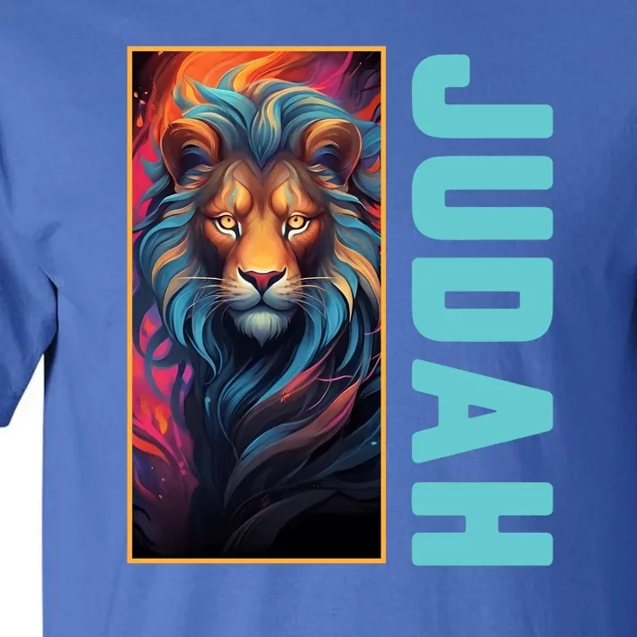 Lion Of Judah Messianic Hebrew Roots Torah Observant Yeshua Tall T-Shirt