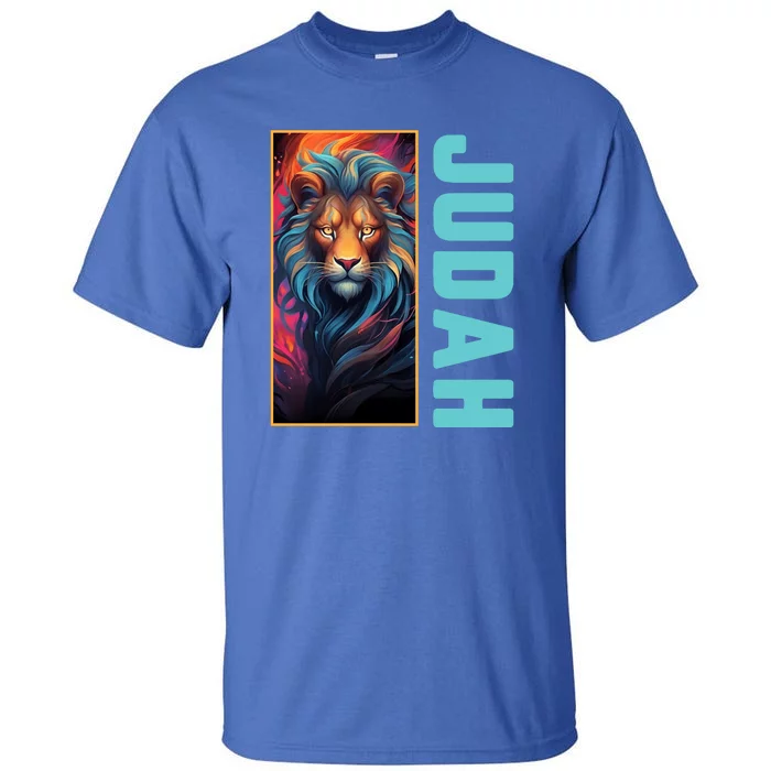 Lion Of Judah Messianic Hebrew Roots Torah Observant Yeshua Tall T-Shirt