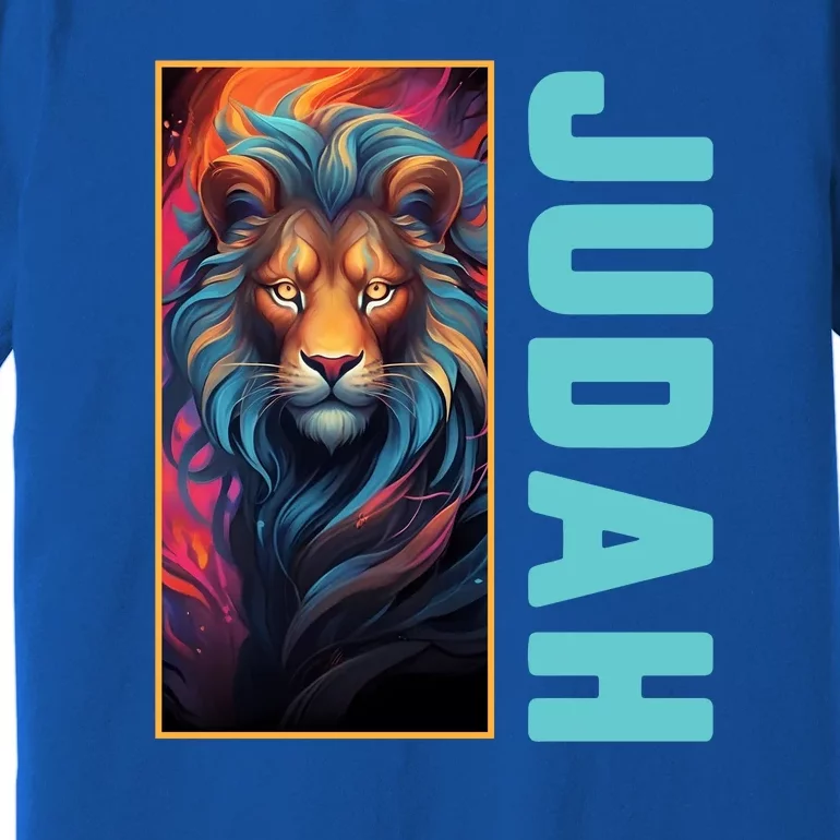 Lion Of Judah Messianic Hebrew Roots Torah Observant Yeshua Premium T-Shirt