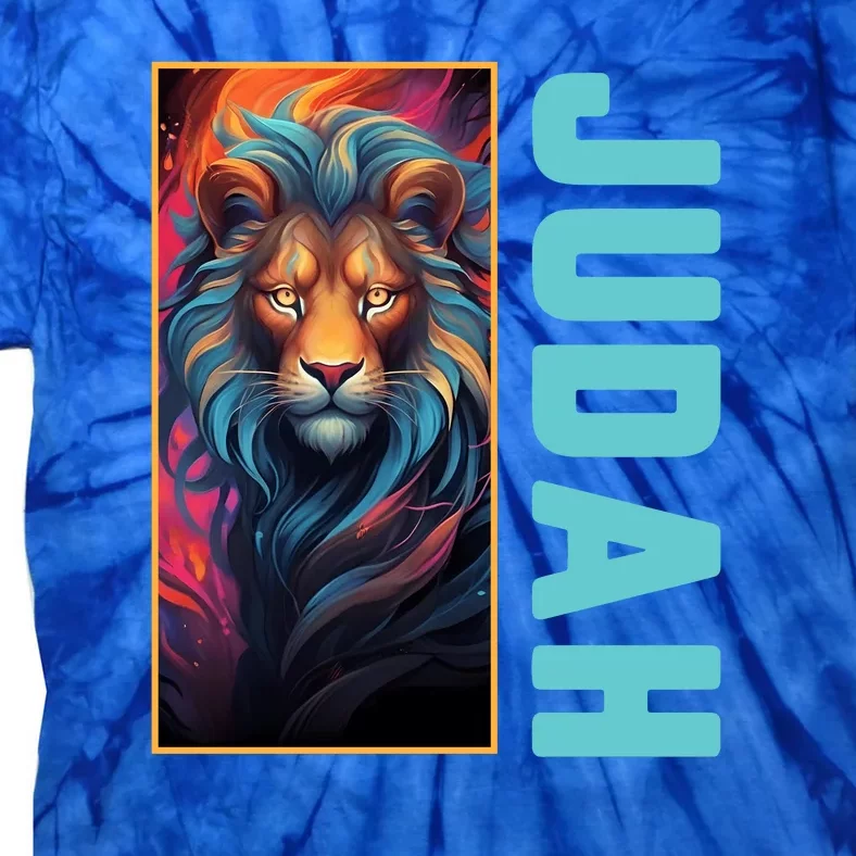 Lion Of Judah Messianic Hebrew Roots Torah Observant Yeshua Tie-Dye T-Shirt