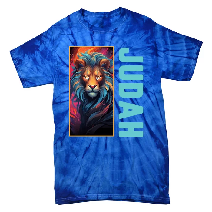 Lion Of Judah Messianic Hebrew Roots Torah Observant Yeshua Tie-Dye T-Shirt