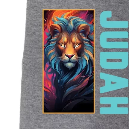 Lion Of Judah Messianic Hebrew Roots Torah Observant Yeshua Doggie 3-End Fleece Hoodie