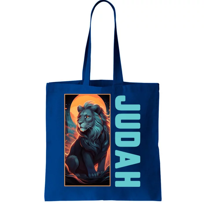 Lion Of Judah Messianic Hebrew Roots Torah Observant Yeshua Tote Bag