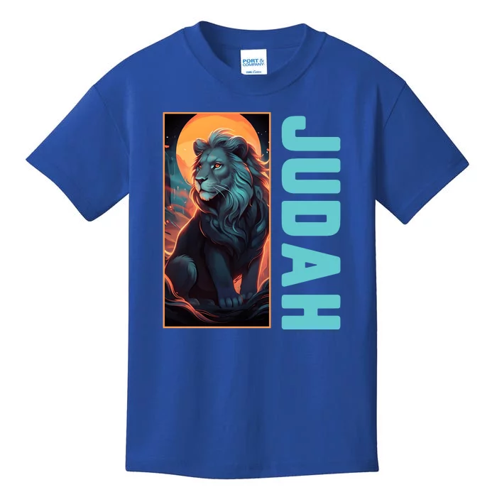 Lion Of Judah Messianic Hebrew Roots Torah Observant Yeshua Kids T-Shirt