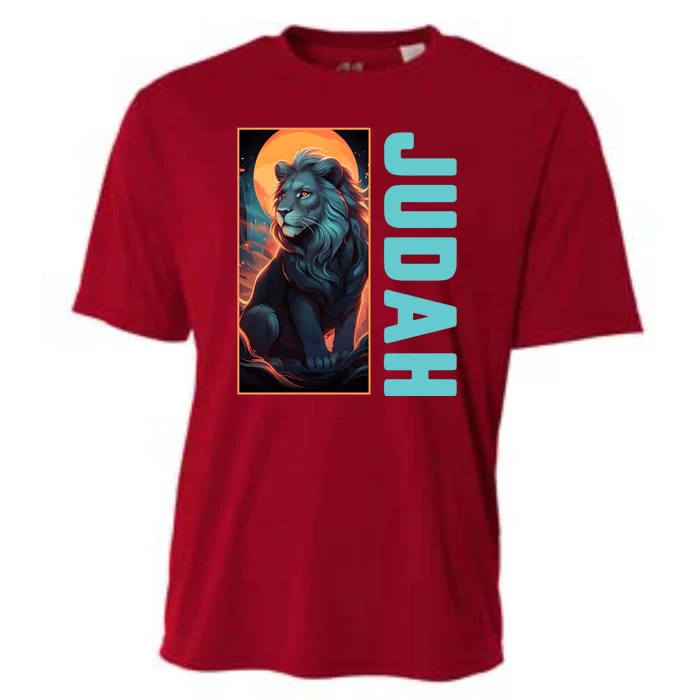 Lion Of Judah Messianic Hebrew Roots Torah Observant Yeshua Cooling Performance Crew T-Shirt