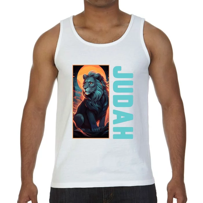 Lion Of Judah Messianic Hebrew Roots Torah Observant Yeshua Comfort Colors® Tank Top