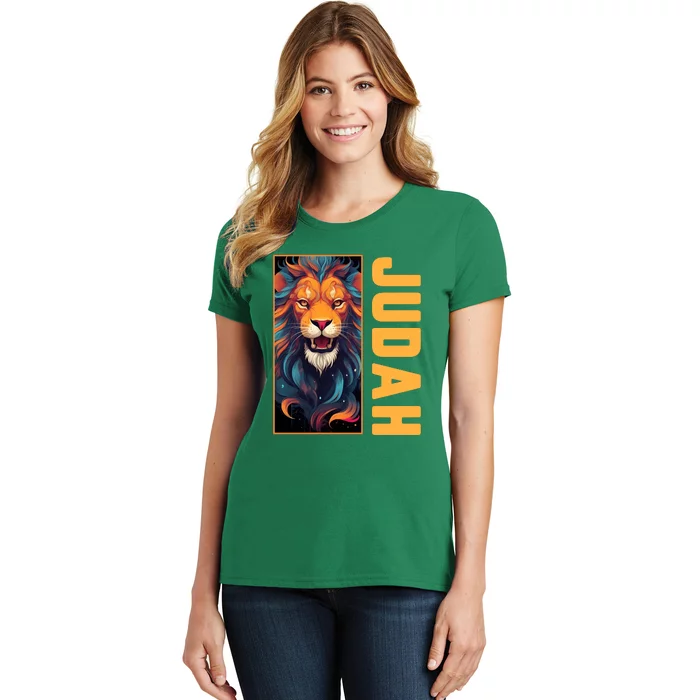 Lion Of Judah Messianic Hebrew Roots Torah Observant Yeshua Women's T-Shirt