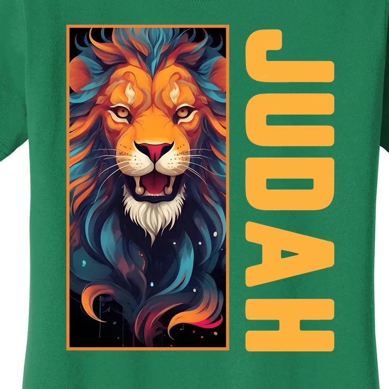 Lion Of Judah Messianic Hebrew Roots Torah Observant Yeshua Women's T-Shirt