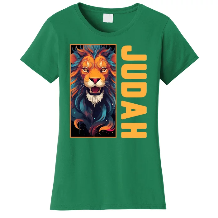 Lion Of Judah Messianic Hebrew Roots Torah Observant Yeshua Women's T-Shirt