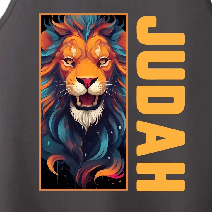 Lion Of Judah Messianic Hebrew Roots Torah Observant Yeshua Performance Tank