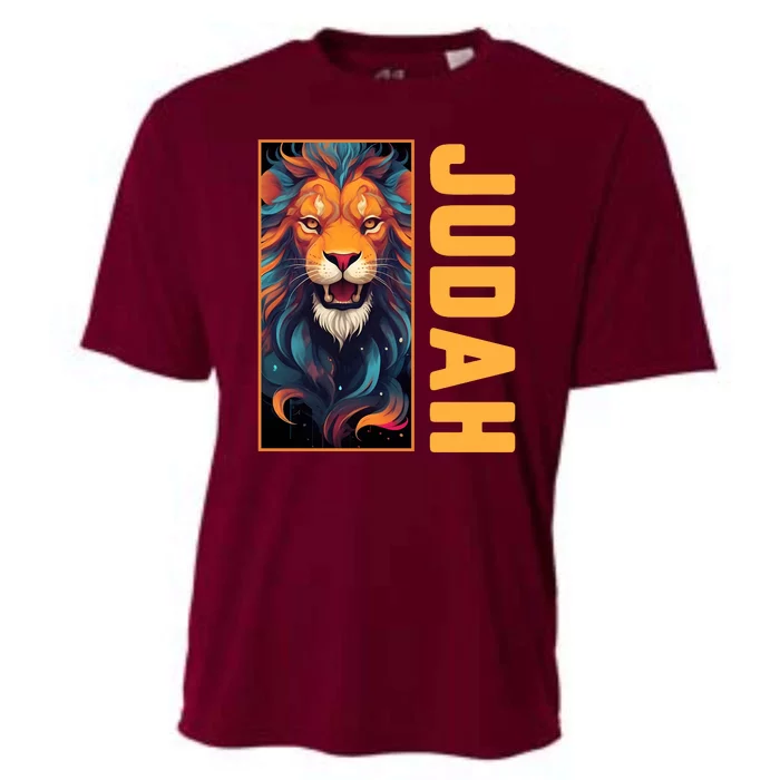 Lion Of Judah Messianic Hebrew Roots Torah Observant Yeshua Cooling Performance Crew T-Shirt