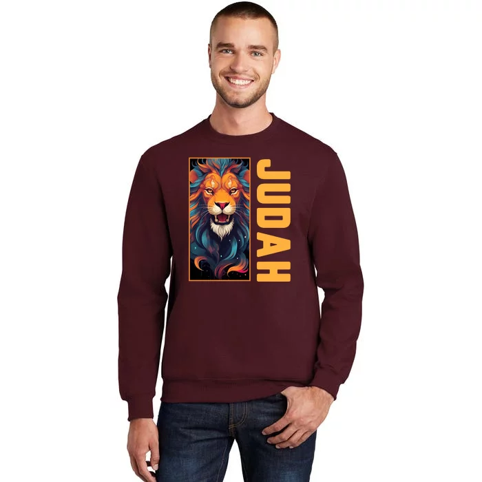 Lion Of Judah Messianic Hebrew Roots Torah Observant Yeshua Tall Sweatshirt