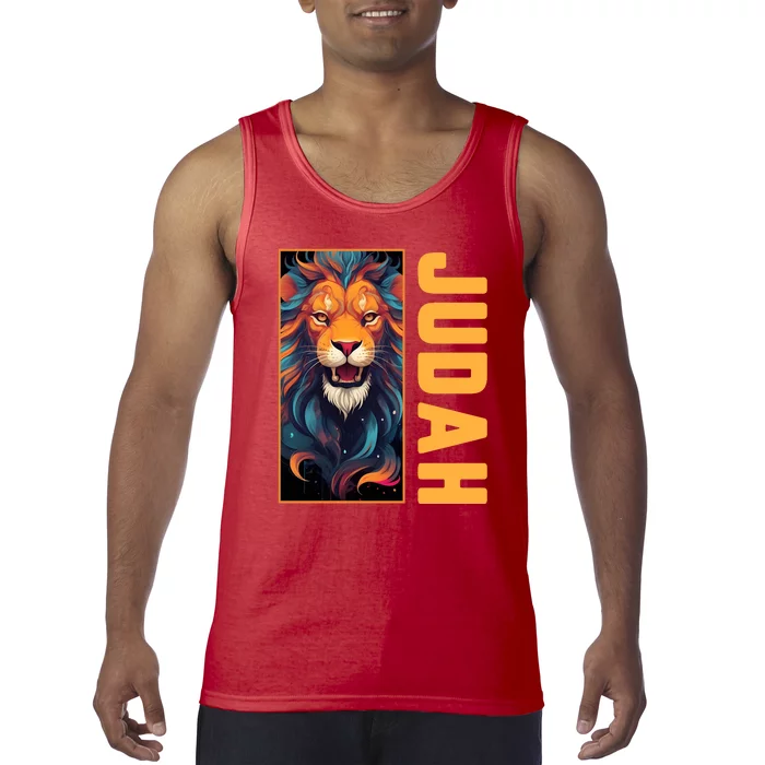 Lion Of Judah Messianic Hebrew Roots Torah Observant Yeshua Tank Top