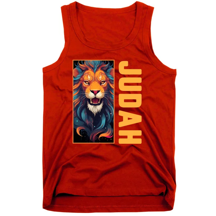 Lion Of Judah Messianic Hebrew Roots Torah Observant Yeshua Tank Top