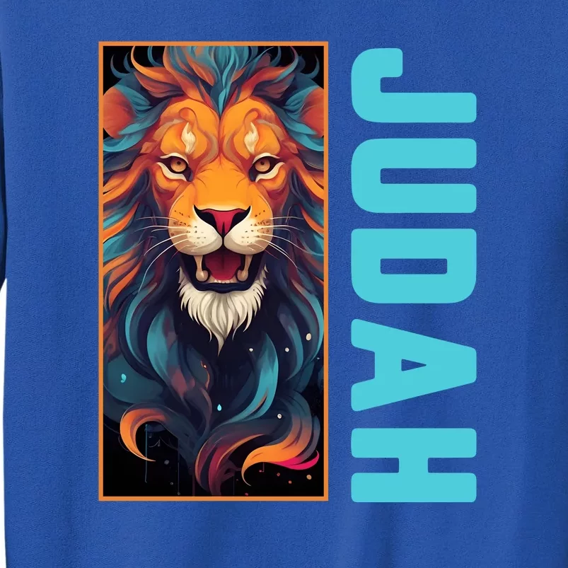 Lion Of Judah Messianic Hebrew Roots Torah Observant Yeshua Tall Sweatshirt