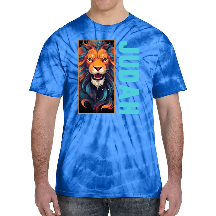 Lion Of Judah Messianic Hebrew Roots Torah Observant Yeshua Tie-Dye T-Shirt