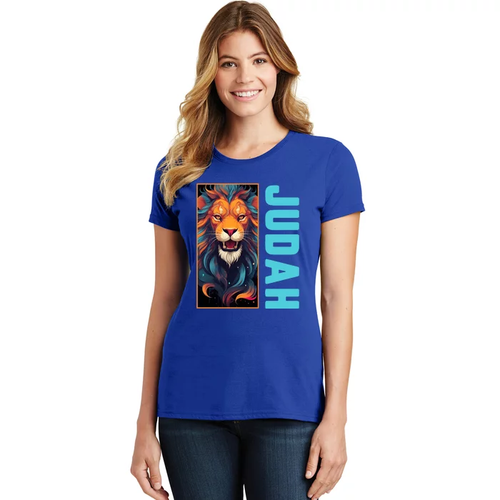 Lion Of Judah Messianic Hebrew Roots Torah Observant Yeshua Women's T-Shirt