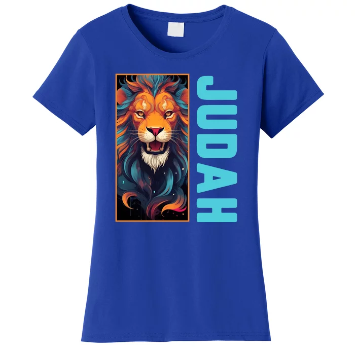 Lion Of Judah Messianic Hebrew Roots Torah Observant Yeshua Women's T-Shirt