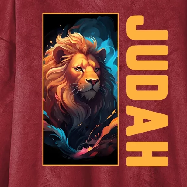 Lion Of Judah Messianic Hebrew Roots Torah Observant Yeshua Hooded Wearable Blanket