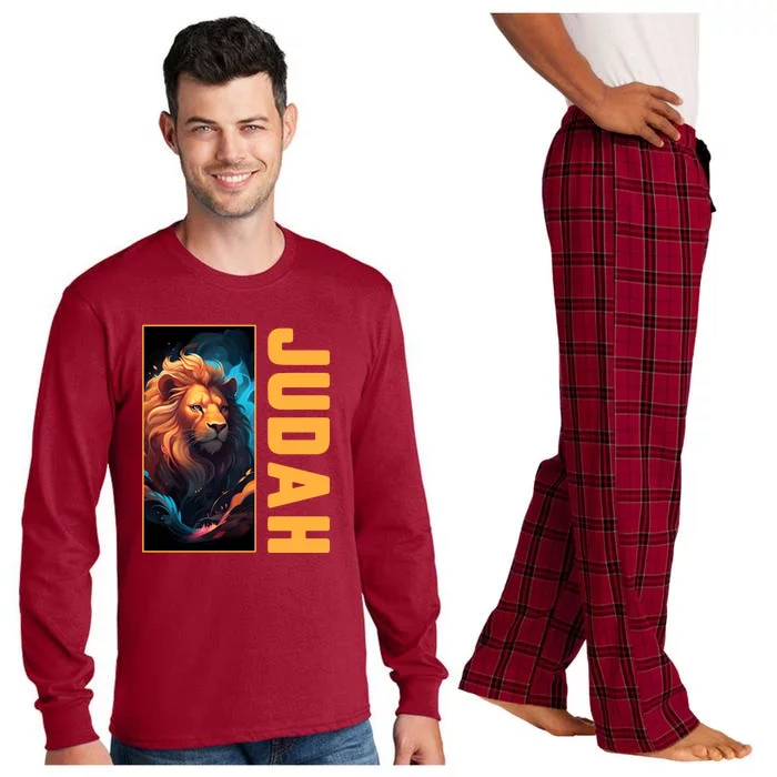 Lion Of Judah Messianic Hebrew Roots Torah Observant Yeshua Long Sleeve Pajama Set