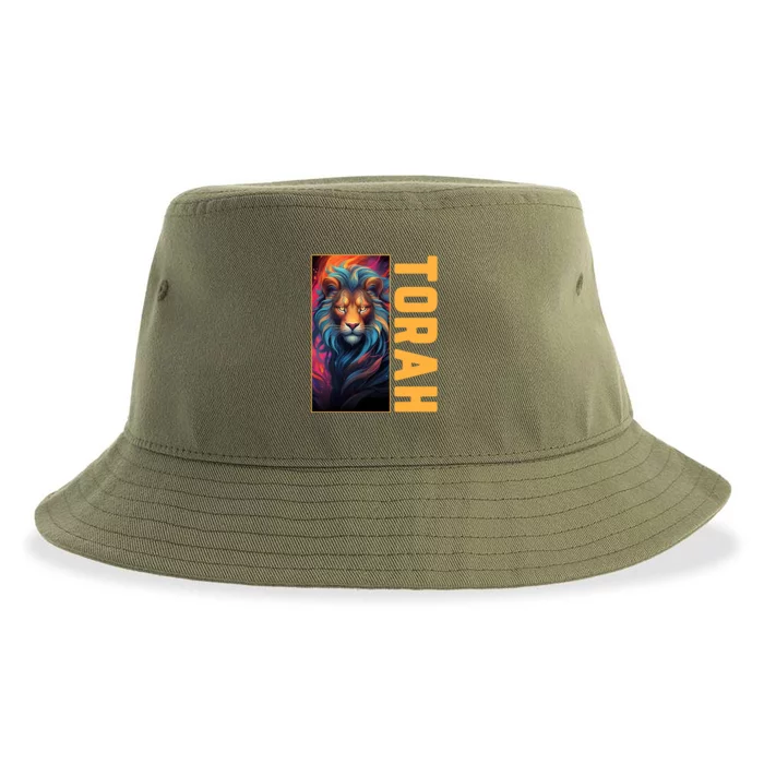 Lion Of Judah Messianic Hebrew Roots Torah Observant Sustainable Bucket Hat