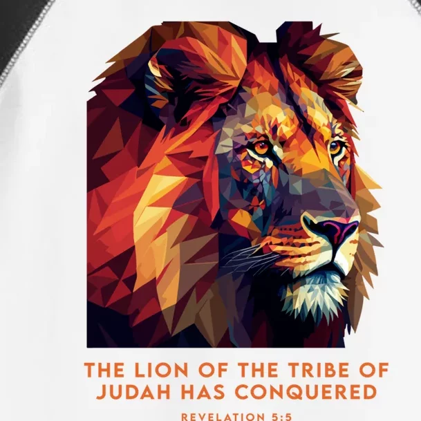 Lion Of Judah Jesus Revelation Bible Verse Christian Toddler Fine Jersey T-Shirt