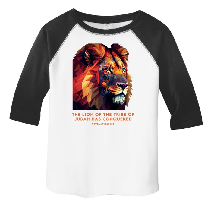 Lion Of Judah Jesus Revelation Bible Verse Christian Toddler Fine Jersey T-Shirt