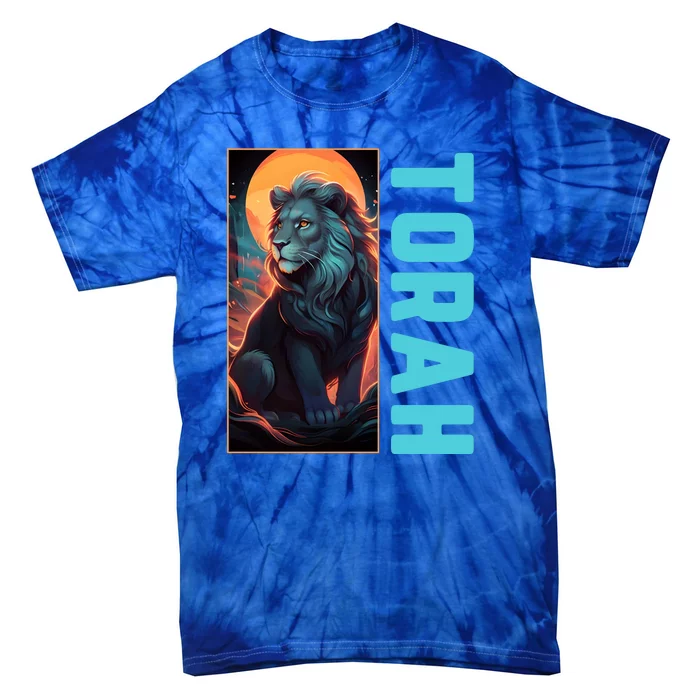 Lion Of Judah Messianic Hebrew Roots Torah Observant Tie-Dye T-Shirt