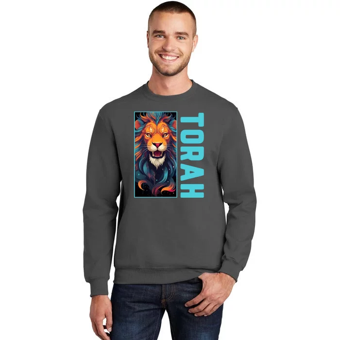 Lion Of Judah Messianic Hebrew Roots Torah Observant Tall Sweatshirt