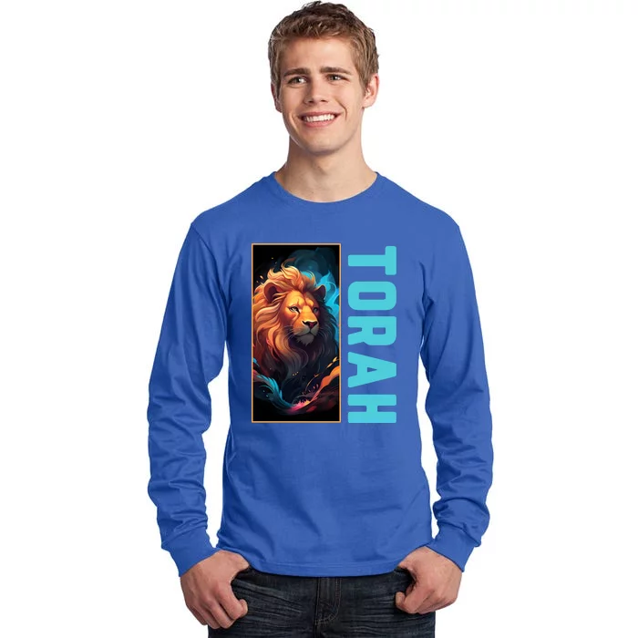 Lion Of Judah Messianic Hebrew Roots Torah Observant Tall Long Sleeve T-Shirt