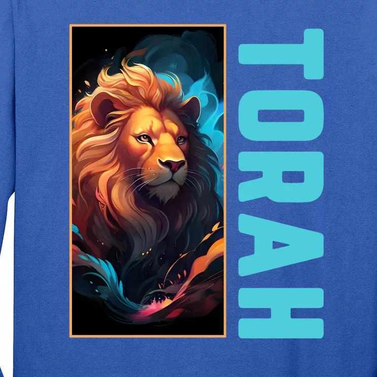 Lion Of Judah Messianic Hebrew Roots Torah Observant Tall Long Sleeve T-Shirt