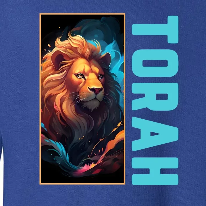 Lion Of Judah Messianic Hebrew Roots Torah Observant Toddler Sweatshirt