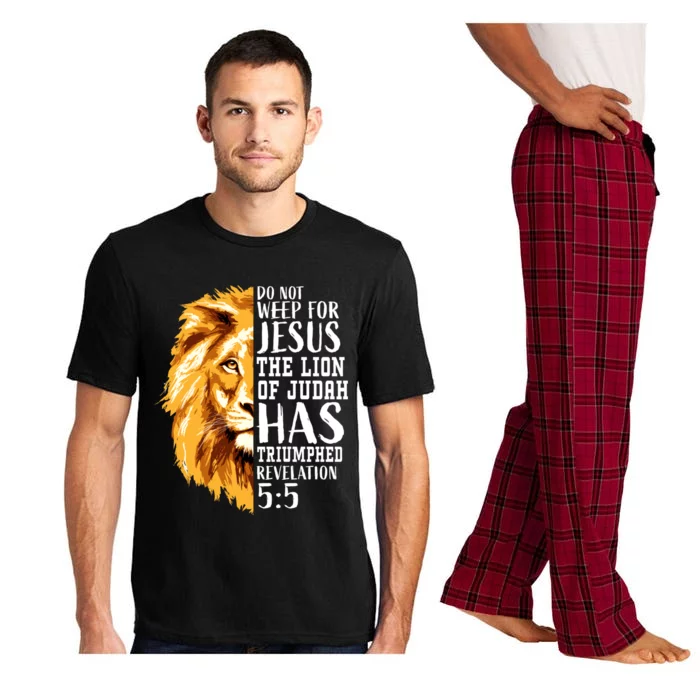 Lion Of Judah Christian Religious Verse Sayings Gift Men Him 31 Pajama Set