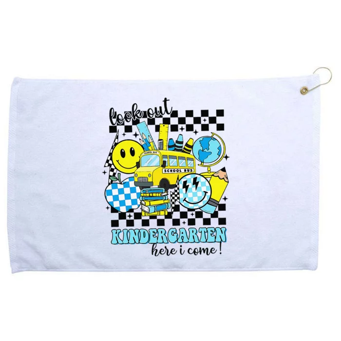 Look Out Kindergarten Here I Come Back To School Gift Grommeted Golf Towel