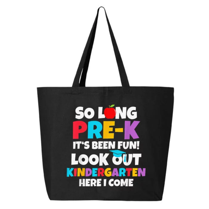 Look Out Kindergarten PreK Graduate Preschool Graduation 25L Jumbo Tote