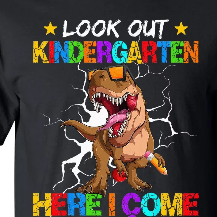 Look Out Kindergarten Here I Come Back To School Tall T-Shirt