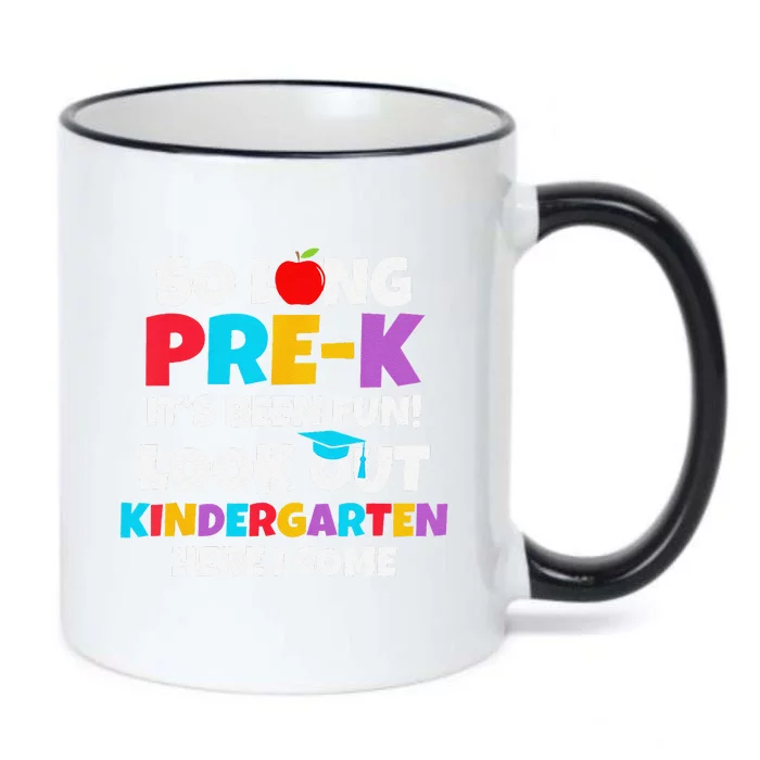 Look Out Kindergarten Prek Graduate Preschool Graduation Black Color Changing Mug