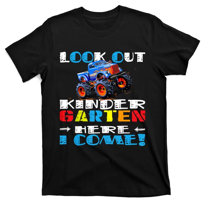 Look Out Kindergarten Here I Come Funny Monster Truck T-Shirt