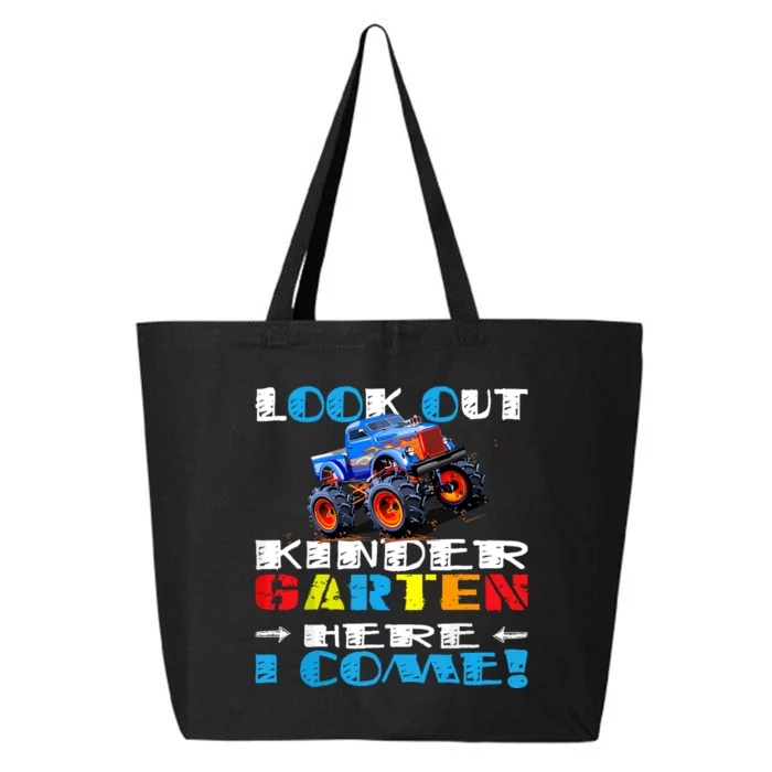 Look Out Kindergarten Here I Come Funny Monster Truck 25L Jumbo Tote