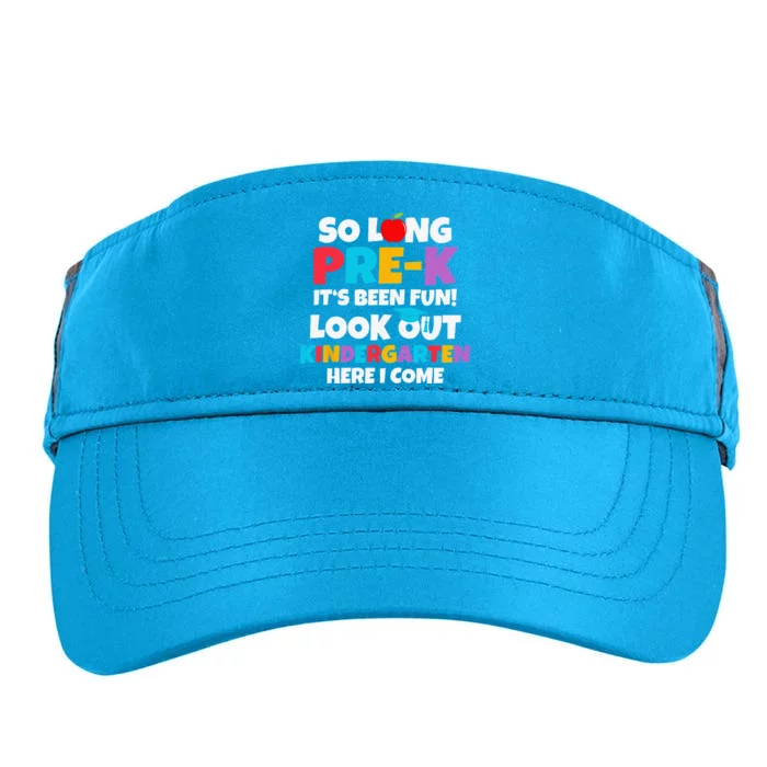 Look Out Kindergarten PreK Graduate Preschool Graduation Adult Drive Performance Visor