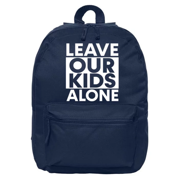 Leave Our Kids Alone Save The Children Protest 16 in Basic Backpack