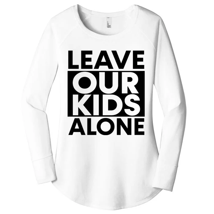 Leave Our Kids Alone Save The Children Protest Women's Perfect Tri Tunic Long Sleeve Shirt