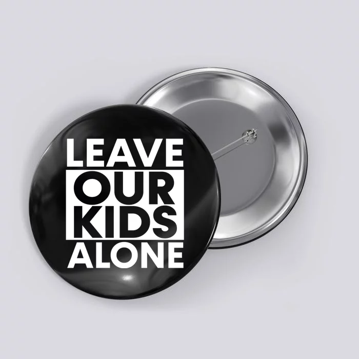 Leave Our Kids Alone Vintage USA Flag Tee Button