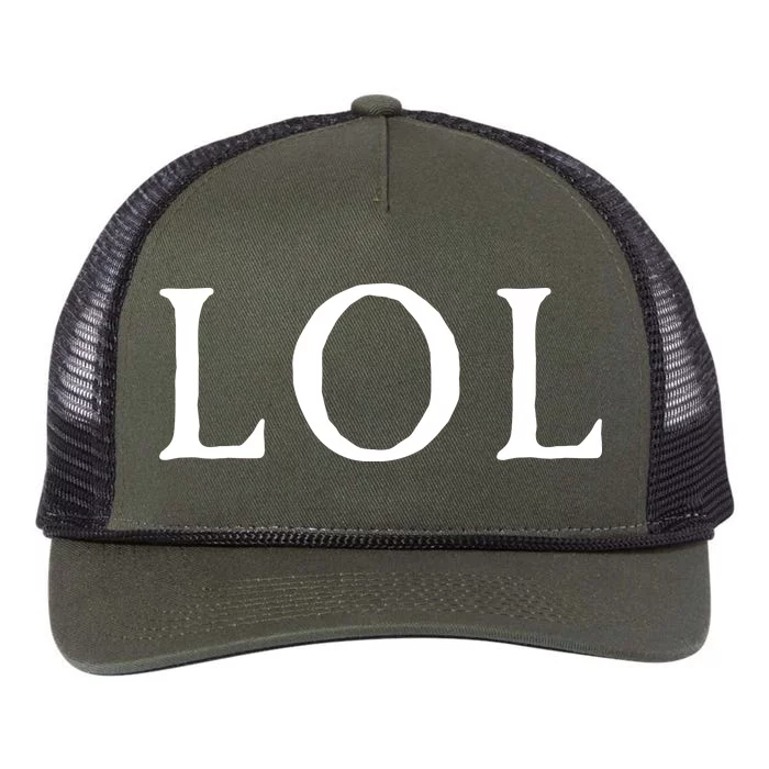 LOL Laugh Out Loud Retro Rope Trucker Hat Cap