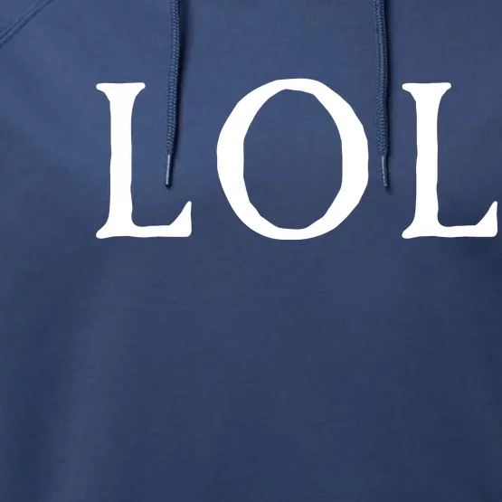 LOL Laugh Out Loud Performance Fleece Hoodie