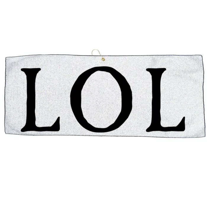 LOL Laugh Out Loud Large Microfiber Waffle Golf Towel